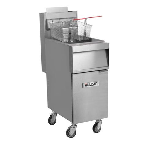 Vulcan 1GR35M-1 Natural Gas Floor Fryer, 35-40 lb, 90,000 BTU