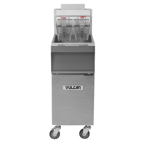 Vulcan 1GR35M-1 Natural Gas Floor Fryer, 35-40 lb, 90,000 BTU