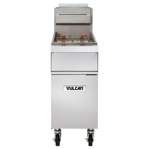Vulcan 1GR45M Floor Model Natural Gas Fryer, Single 50 lb Vat