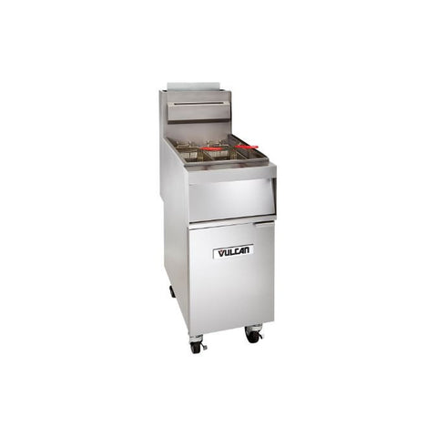 Vulcan 1GR85M-LP Liquid Propane Floor Fryer, 85-90 lb. Oil Capacity, 150,000 BTU