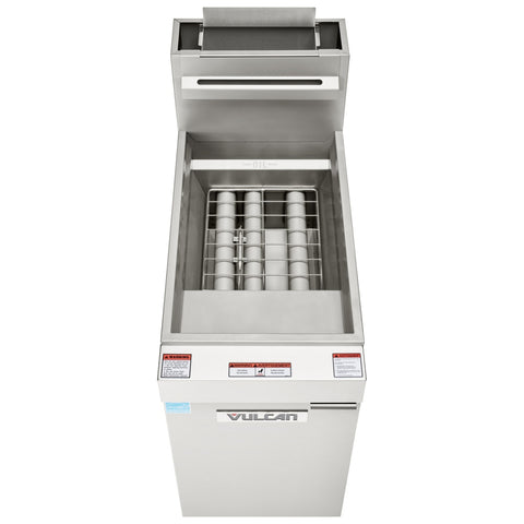 Vulcan 1VEG35M-1 VEG Series 40 lb Floor Model Natural Gas Fryer, 70,000 BTU