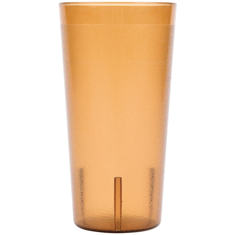 Cambro 2000P153 Colorware 22 oz. Amber SAN Plastic Tumbler