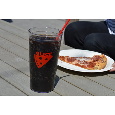 Cambro 2000P156 Colorware 22 oz. Ruby Red SAN Plastic Tumbler