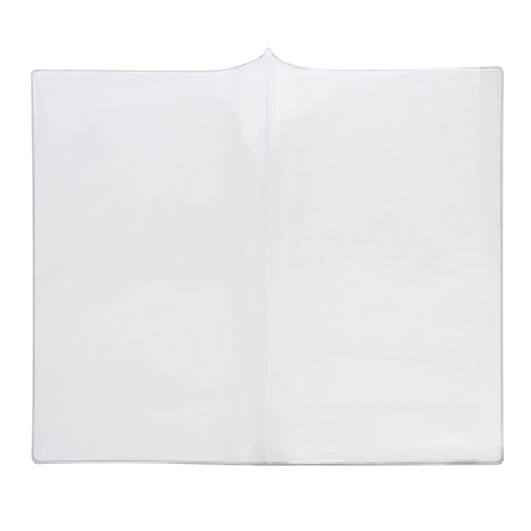 H. Risch, Inc. 200 8.5X11 Clear Vinyl Two-Pocket Menu Cover, 8-1/2" x 11"