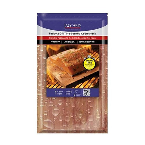 Jaccard 201406 Ready 2 Grill Pre-Soaked Cedar Plank, Small