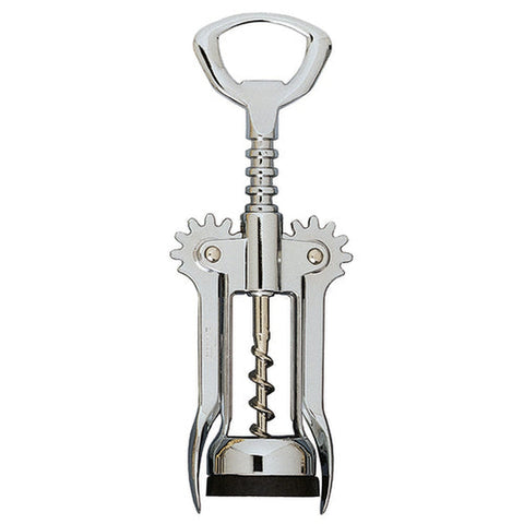 Franmara 2040-C Chrome-Plated Auger Worm Wing Corkscrew, 6-5/8" Overall Length