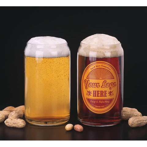 Libbey 209 16 oz. Can Glass - Beer Can Shaped Drinking Glass