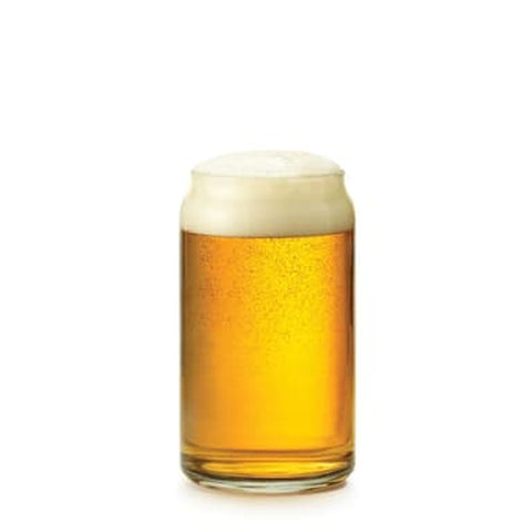Libbey Glass 209 Can Glass Tumbler, 16 oz., Clear