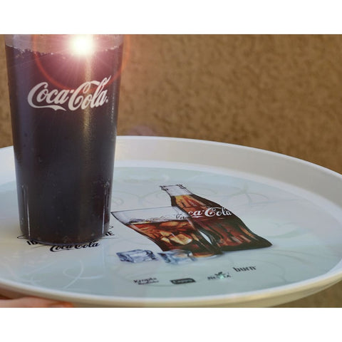 Cambro 20CC152 Coca-Cola 22 oz Clear SAN Plastic Tumbler