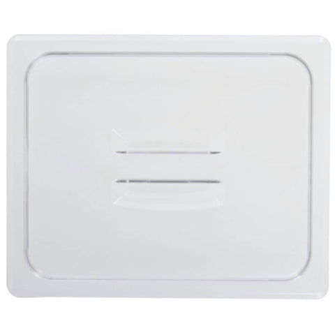 Cambro 20CWCH135 1/2 Size Clear Camwear Polycarbonate Handled Food Pan Cover