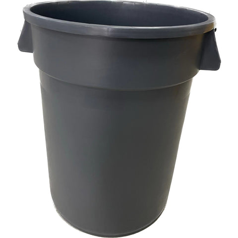 Cresco-Resco 20GR 20-Gallon Grey Round Trash Can