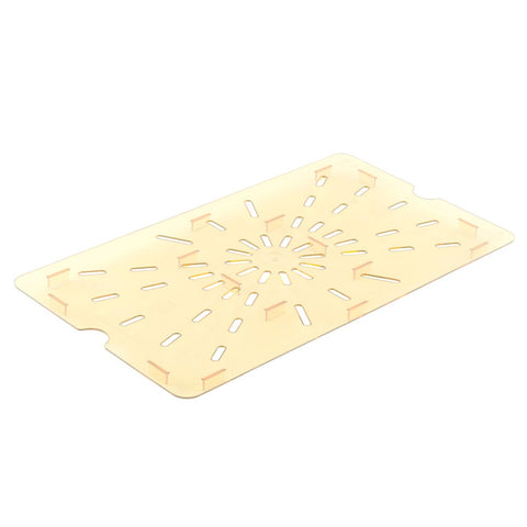 Cambro 20HPD150 1/2 Size Amber High Heat Drain Shelf