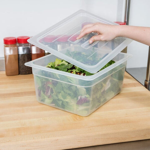 Cambro 20PPCH190 1/2 Size Translucent Polypropylene Handled Lid