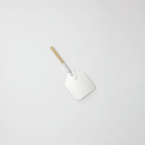 American Metalcraft 2109 Aluminum Pizza Peel with Wood Handle, 9" x 11" Blade, 21" Overall