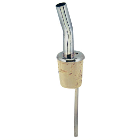 Spill-Stop 220-00 Chrome Jet Pourer with Natural Cork