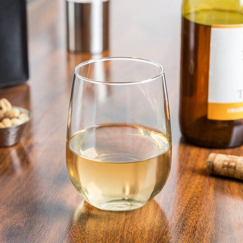 Libbey Glass 221 - 17 oz. Stemless White Wine Glass