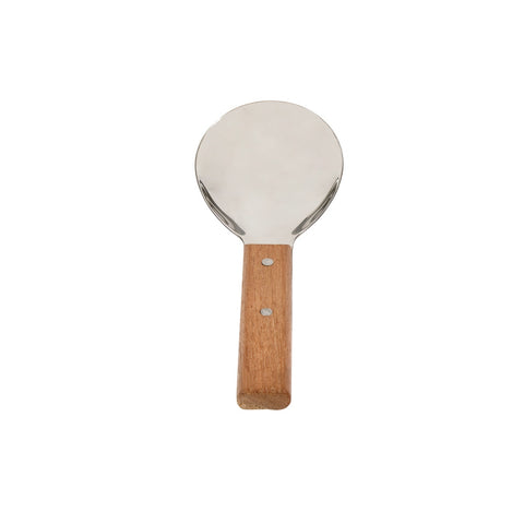Town 22810 9-1/4" Stainless Steel Rice Paddle with Wood Handle
