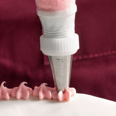Ateco 232 Closed Star Piping Tip - Stainless Steel Pastry Tube