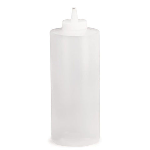 Tablecraft Products 233C 32 oz Wide Cone Tip Natural Squeeze Bottle