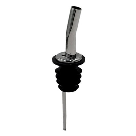 Spill-Stop 235-50 Chrome Super Por Gooseneck Liquor Pourer with Poly-Kork, Medium/Fast Speed