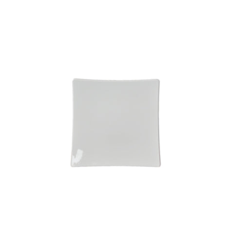Thunder Group 24010WT 10" Square Flare Melamine Plate, Classic White