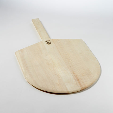 American Metalcraft 2414 Deluxe Wood Pizza Peel with Short Handle, 24" Overall Length