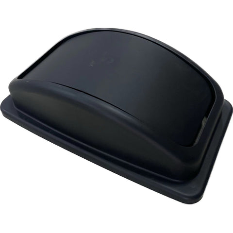 Enhanced SS & Equipment 24BLID Swing Lid for Slim Trash Can, Black