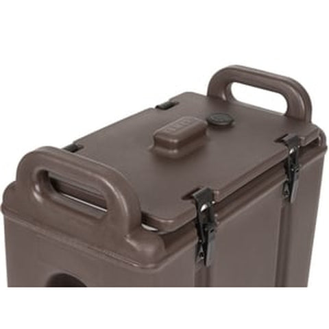 Cambro 250LCD131 Camtainer 2.5 Gallon Dark Brown Insulated Beverage Dispenser