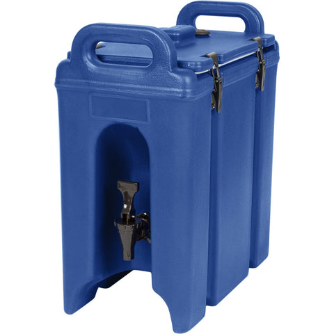 Cambro 250LCD186 Camtainer 2.5 Gallon Navy Blue Insulated Beverage Dispenser