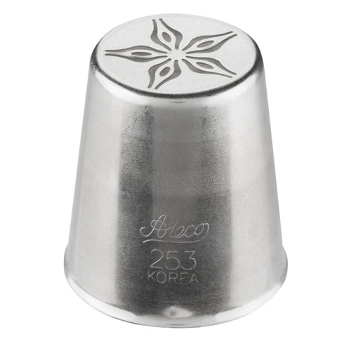 Ateco 253 Russian Piping Tip - Floral Pastry Tube with 0.806" Opening