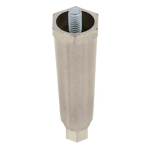 AllPoints Foodservice Parts & Supplies 261473 Adjustable Hex Foot Leg, 4" to 5.5\" 3/8-16 Stud