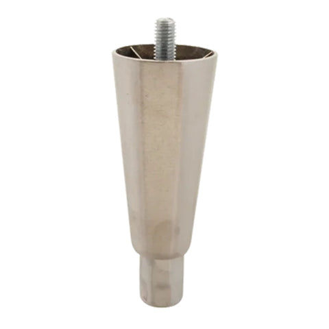 AllPoints Foodservice Parts & Supplies 262437 Equipment Leg, Zinc Die Cast with Satin Nickel Finish