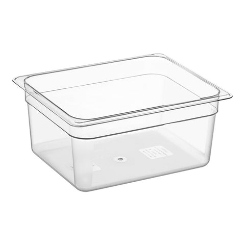Cambro 26CW135 Camwear 1/2 Size 6" Deep Clear Polycarbonate Food Pan