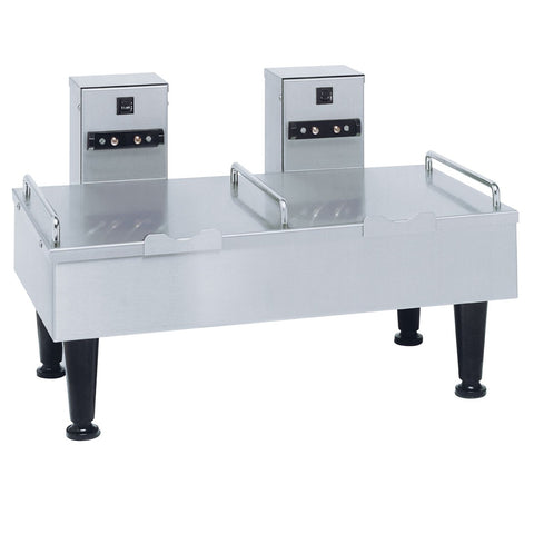 BUNN 27875.0000 2SH Soft Heat Stand for 2 Satellite Coffee Servers, Stainless Steel