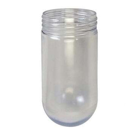 AllPoints 281398 Heat Tempered Silicone-Coated Glass Globe Light Cover, 7" for Exhaust Hood Systems