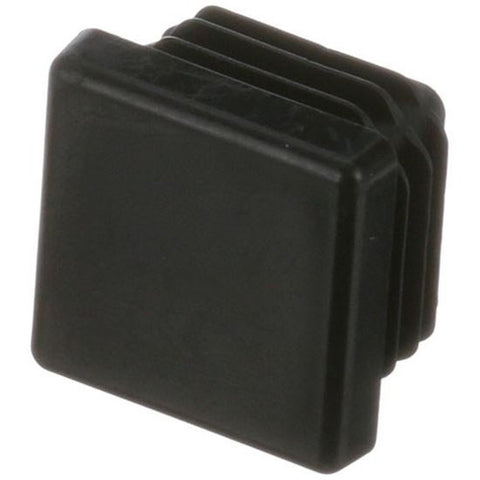 AllPoints 281643 Inside Square Cap for 18 Gauge 1" OD Tubing, Black ABS Plastic