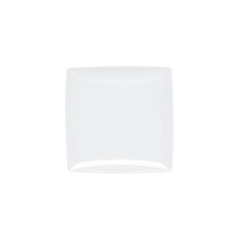 Thunder Group 29010WT 10" x 10" Square Classic White Melamine Plate