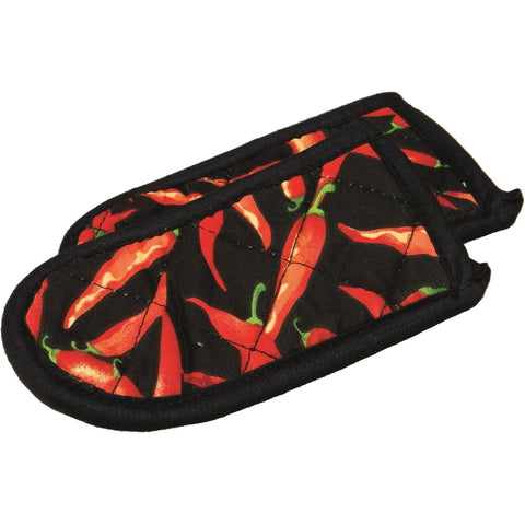 Lodge 2HHC2 Fabric Hot Handle Holder Set, Pack of 2 - Chili Pepper Print