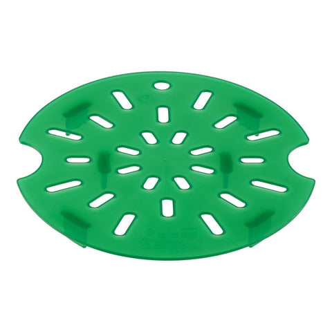 Cambro 2RFSFPDPP265 CamRounds FreshPro Green Round Polypropylene Drain Shelf for 2 and 4 Qt Containers