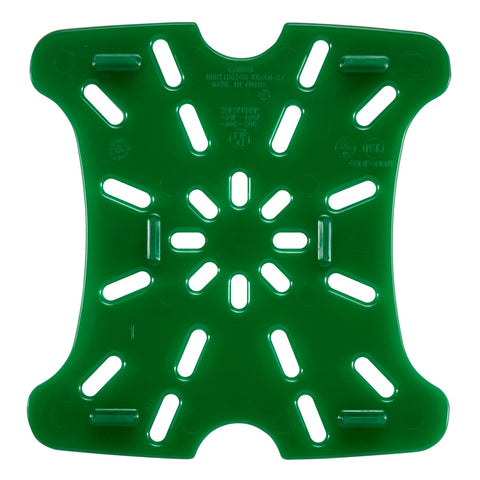 Cambro 2SFSFPDPP265 CamSquare FreshPro Drain Shelf for 2 and 4 Qt Containers, Translucent Green