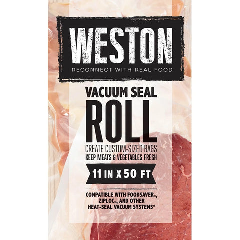 Weston 30-0011-W Vacuum Sealer Bag Roll, 11 in x 50 ft