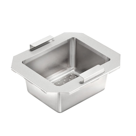 Krowne Metal 30-153 Perforated Drain Basket for Bar Sink with Stainless Steel Handles