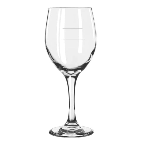 Libbey 3011 Perception 14 oz Tall Goblet with Pour Lines