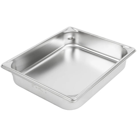Vollrath 30222 Super Pan V Half-Size 2.5-Inch Deep Stainless Steel Steam Table Pan