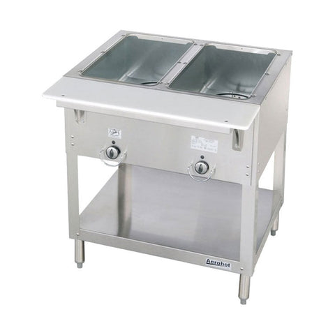 Duke Manufacturing 302 Aerohot 2-Well Gas Steam Table Hot Food Unit