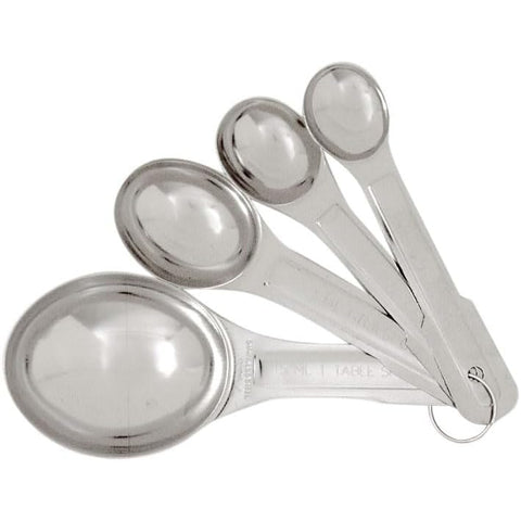 Norpro 3050 Stainless Steel Measuring Spoon Set, 4-Piece