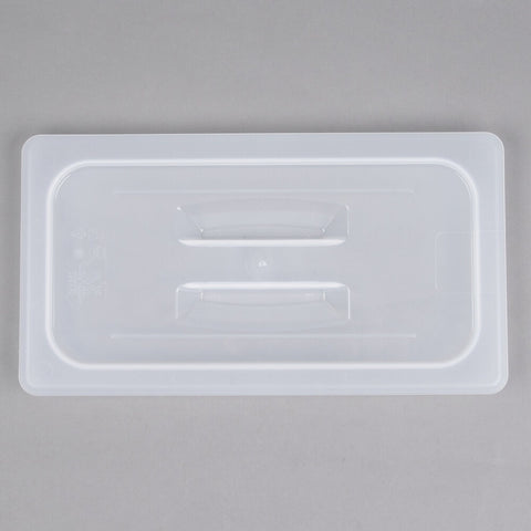 Cambro 30PPCH190 1/3 Size Translucent Polypropylene Handled Lid