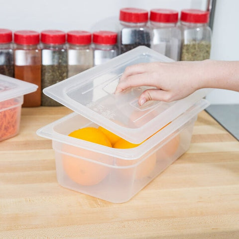 Cambro 30PPCH190 1/3 Size Translucent Polypropylene Handled Lid