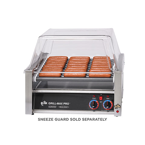 Star Manufacturing 30SC Grill-Max Pro Hot Dog Roller Grill - Duratec Rollers, Analog Controls, 120V