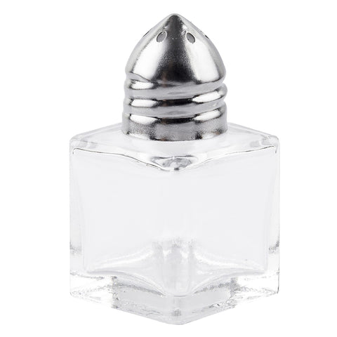 Tablecraft Products 30S&P Cube Glass Salt & Pepper Shaker